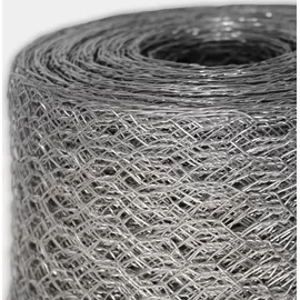 casa pura PVC Maschendrahtzaun Karat 0,5 x 10 m silber