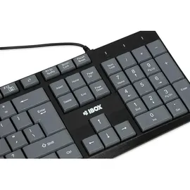 iBox Eris USB-Tastatur, grau und schwarz IKC2010G
