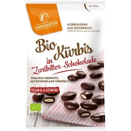 Landgarten Kürbis in Zartbitter-Schokolade 3 Packungen 50 g