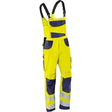 Kübler Latzhose REFLECTIQ PSA 2 warngelb/dunkelblau Form 3207 Größe 64