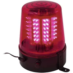 Eurolite Polizeilicht Feuerwehrlicht LED ROT - 108 LEDs - Geschwindigkeit regelbar