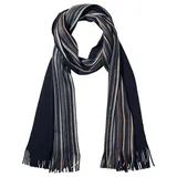 Charles Colby Schal LORD RUTHERS in dunkelblau gestreift | Gr.: onesize