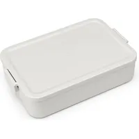 BRABANTIA Lunchbox Make & Take 25.5 x 16.7 x 6.2 cm, Hellgrau, Lunchbox, Grau