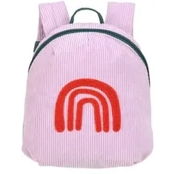 LÄSSIG Kindergartenrucksack Cord Little Gang - Regenbogen, Lila