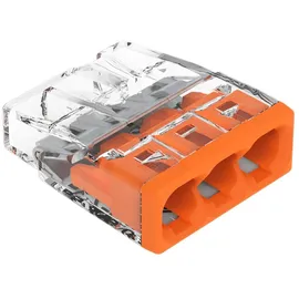 WAGO Compact Steckklemme Anzahl Leiter: 3 0,5 - 2,5 mm2, 100 Stück