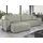 Mirjan24 Ecksofa Karl Maxi, Eckcouch, Couch mit Bettkasten und Schlaffunktion, L-Form, Ottomane universal, Dekorative Kissen-Set (Farbe: Lima 50) - Grau