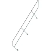 Günzburger MUNK zweiter Handlauf Aluminium-Treppe 45° 10 Stufen