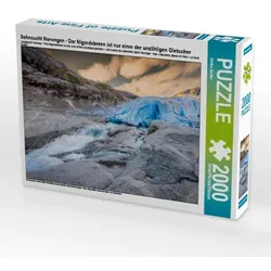 Sehnsucht Norwegen - Der Nigardsbreen ist nur einer der unzähligen Gletscher (Puzzle)