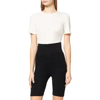 URBAN CLASSICS Ladies High Waist Cycle Short in Schwarz,