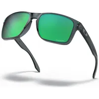 OAKLEY Holbrook XL Crystal Black Brille mit Prizm jade)