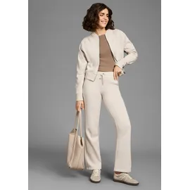 Ocean Sportswear Freizeitanzug OCEAN SPORTSWEAR, Damen, Gr. 46, beige, angeraute Sweatware, Obermaterial: 60% Baumwolle, 40% Polyester. Bündchen: 95% Baumwolle, 5% Elasthan.