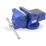 CCLIFE Feststehend Schraubstock 100/125/150 mm für Werkbank Werkbankschraubstock Parallelschraubstock, Modell:125mm