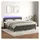vidaXL Boxspringbett 160 x 200 cm Dunkelgrau