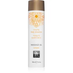 HOT Shiatsu Massageöl für den Körper Exstase Orange & Sandalwood 100 ml