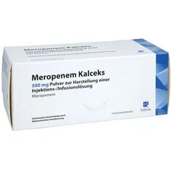 Meropenem Kalceks 500mg Plv.z.her.e.inj./inf.-l. 10 St
