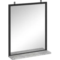 Vicco Badspiegel Fyrk Beton Badezimmerspiegel mit Ablage Wandspiegel für