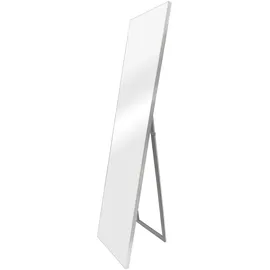 [en.casa] Standspiegel Barletta 150 x 35 cm Silber