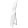 [en.casa] Standspiegel Barletta 150 x 35 cm Silber