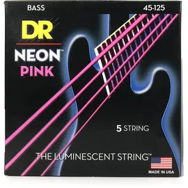 DR Strings NPB5-45 Saiten für Bassgitarren (HI-DEF Neon)