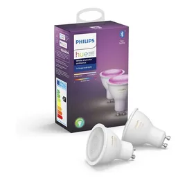 Philips Hue White and Colour Ambiance 62925000 5,7W GU10 2 St.