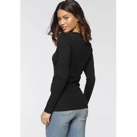 H.I.S. H.I.S Langarmshirt Damen schwarz, weiß Gr.36/38