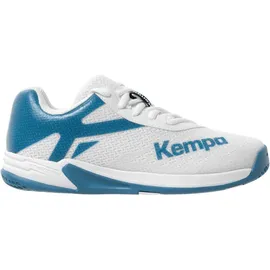 Kempa Wing 2.0 Handballschuhe Kinder weiß/deep blau 30