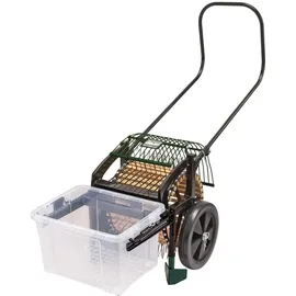 DEMA - Apfelsammler 25l Obstsammler Fallobstsammler Erntehilfe Sammelwagen Stachelwalze,
