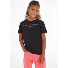 Tommy Hilfiger Kids Tommy Hilfiger T-Shirt ESSENTIAL TEE für Jungen und Mädchen schwarz 164 (14J)