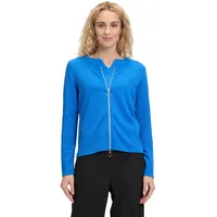 Betty Barclay Shirtjacke mit Reißverschluss in mittelblau | Gr.: 46
