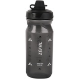 Zéfal ZEFAL Sense Soft 65 No Mud Wasserflasche – Trinkflasche Fahrrad - Rauchschwarz - 650 ml – Rennrad Trinkflasche – MTB Radflasche