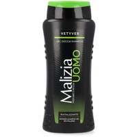 MALIZIA UOMO VETYVER DUSCHGEL & Shampoo 250ml - 2in1 frisch und belebend duschen