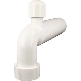 tecuro Abgangsbogen Ø 50 mm mit Rohrbelüfter Kunststoff Weiß
