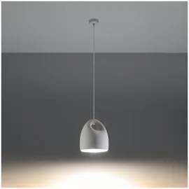 Sollux Bukano 1-flg. 40 W 30 cm rund Keramik transparent
