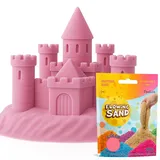 930g Magic Sand Magischer Sand Glutenfrei Natur Weich Formbar Zaubersand Sensorisch Für Kinder Ab 3 Jahren Spielsand für Drinnen Kreatives Spielzeug Weihnachts Geschenk Für Jungen Mädchen - Rosa