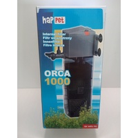 Happet ORCA Kompakt Innenfilter inkl. Aktivkohle Box Filter Bio Aquariumfilter Aquafilter (Happet Orca 1000)