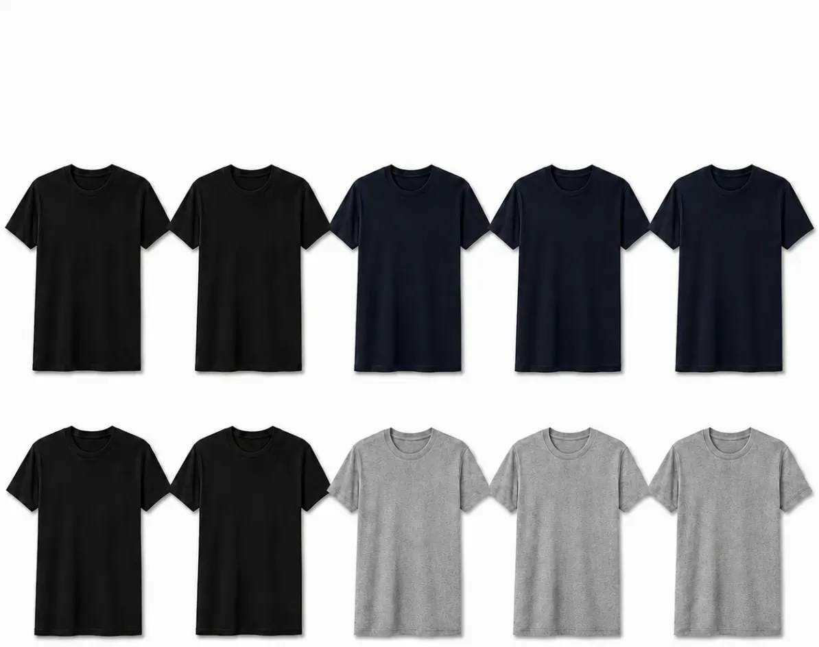 Fruit of the Loom - 10er Pack Valueweight Unisex T-Shirt - Dark Mix / XXL
