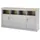 Lomadox Sideboard 198 x 104 x 44 cm grau