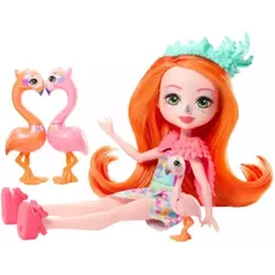 MATTEL HRX85 Enchantimals Florinda Flamingo Familie