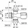 Schell Eckventil COMFORT 1/2" x 3/8" chrom