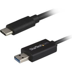 StarTech USB-C auf USB Datentransferkabel für Mac und Windows – USB 3.0 – USB C Datenkabel / Linkkabel – U… (2 m, USB 3.0), USB Kabel