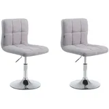 CLP 2er Set Lounger Palma V2 Stoff grau