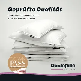 DUNLOPILLO Federkopfkissen Balance 40 x 80 cm Weiß