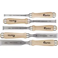 Fortis Stechbeitel-Satz Holzheft 5-tlg. im Karton