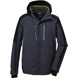 KILLTEC Herren Skijacke/Funktionsjacke mit abzippbarer Kapuze und Schneefang KSW 69 MN SKI JCKT, Dunkel Stahlblau XL