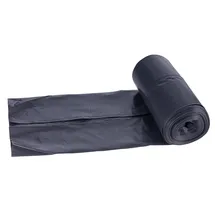 Donau Elektronik DONAU ECO 22021432-05 120 l Stark / 10 Müllbeutel/ 1 Rollen/Müllsack Mülltüte Abfallsäcke/Blauer Engel zertifiziert/ 100% Recycling Material (LDPE)/ Schwarz