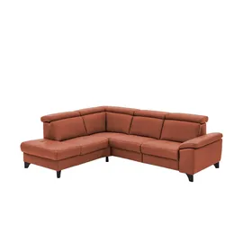 meinSofa Ecksofa Echtleder Linda ¦ ¦ Maße (cm): B: 261 H: 98 T: 209.0