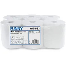 Funny Handtuchrolle MIDI 2-lagig 6 Rollen