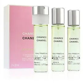 Chanel Chance Eau Fraiche Eau de Toilette refillable 3 x 20 ml
