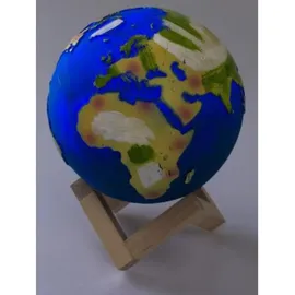 ChiliTec Dekoleuchte "3D Erde" 15cm Ø integr. Li-Akku, IR-Fernbedienung