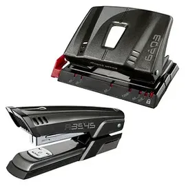 Maped Locher und Heftgeräte Set Advanced Metal schwarz